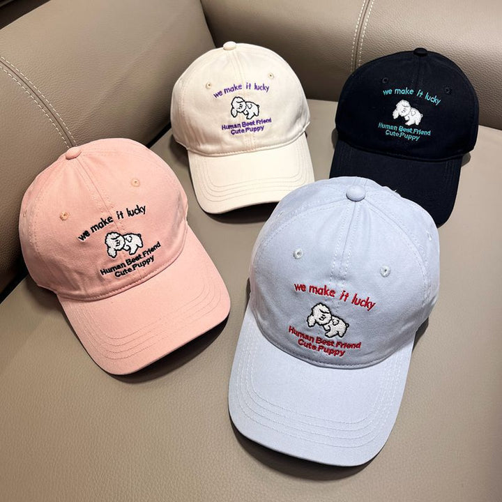 Men's Casual Embroidered Puppy Design Baseball Cap Stornfield