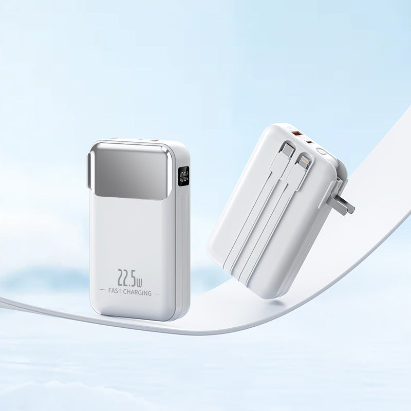 Portable fast charger with integrated socket Stornfield