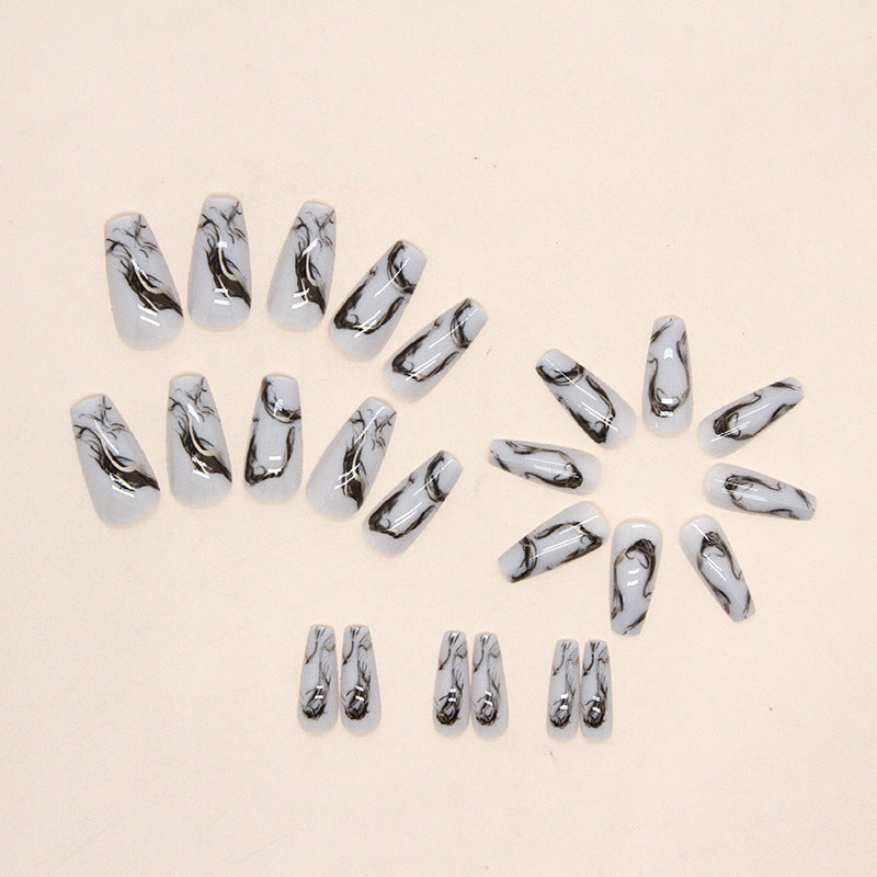 Marble Design Press-On Nail Extensions Stornfield