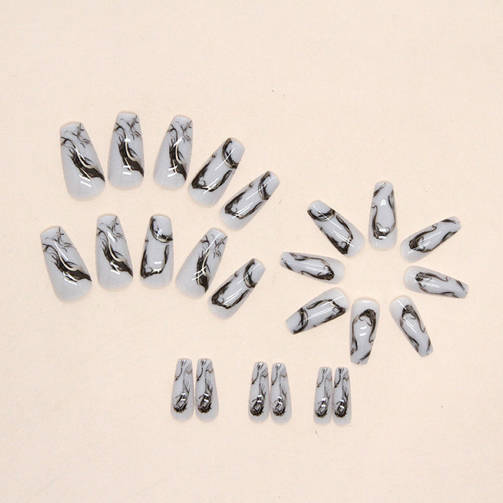 Marble Design Press-On Nail Extensions Stornfield