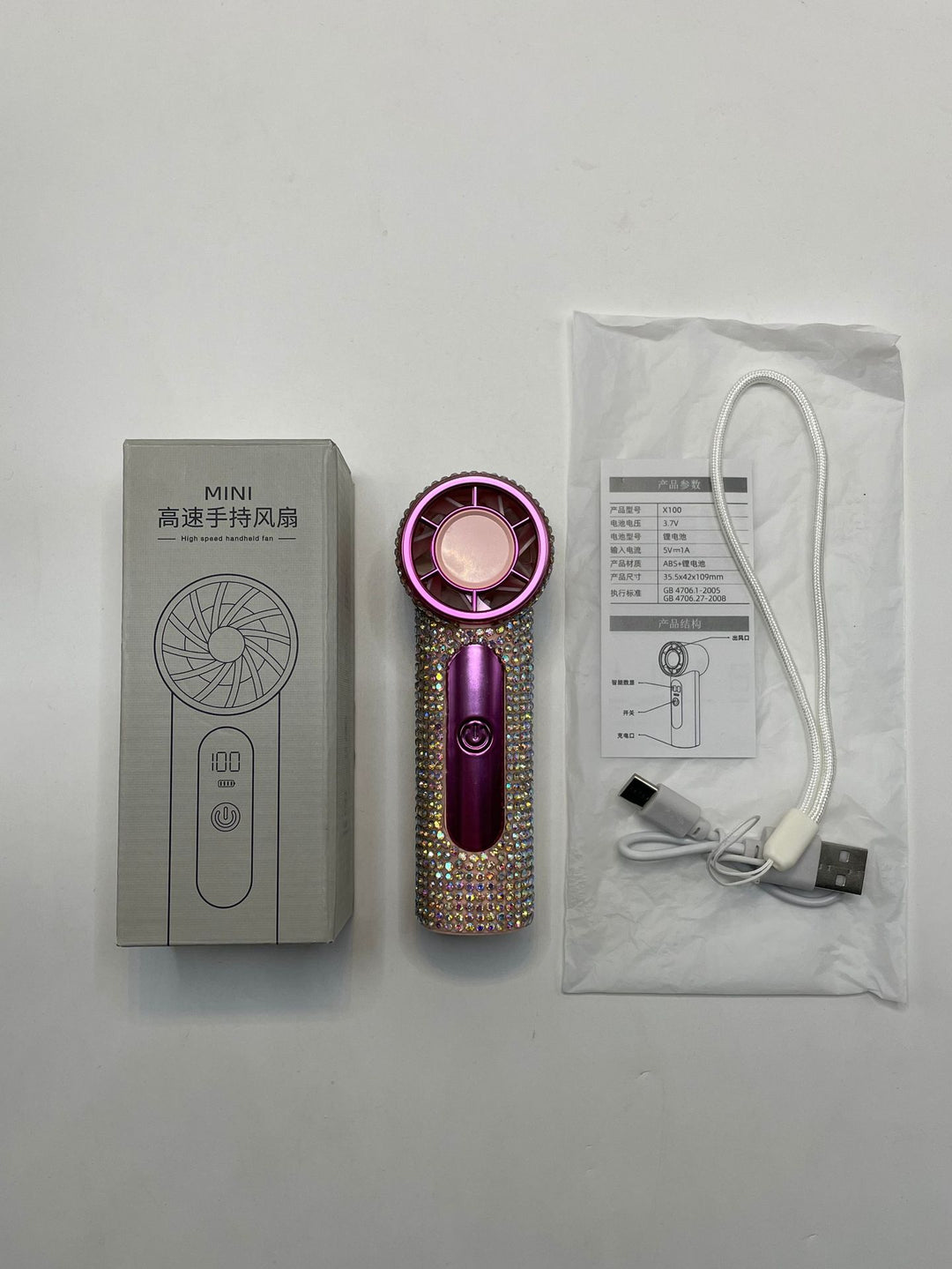 Ladies portable USB fan Stornfield
