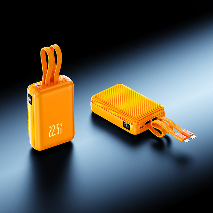 Portable power bank with powerful fast charging function and innovative cable management Stornfield