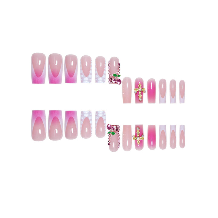 Glamorous Rhinestone-Embellished Nail Art Extensions Stornfield