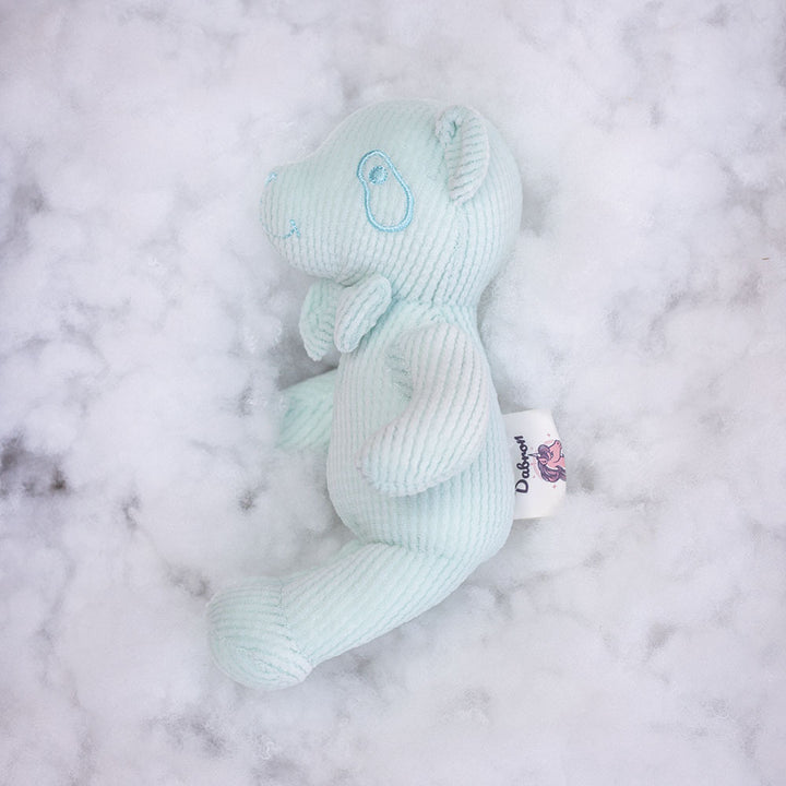 Corduroy Seahorse Plush Comforter and Soft Sensory Rattle Toy