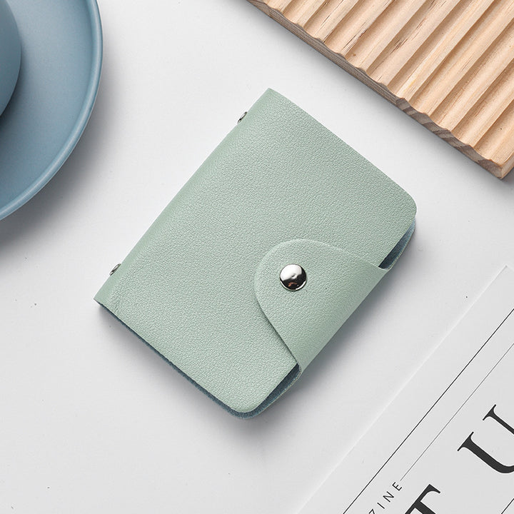 Compact Leather Cardholder Wallet Stornfield