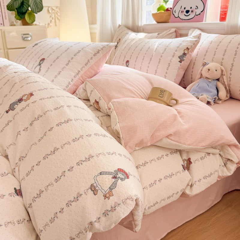 Cartoon-Themed Bedding Set
