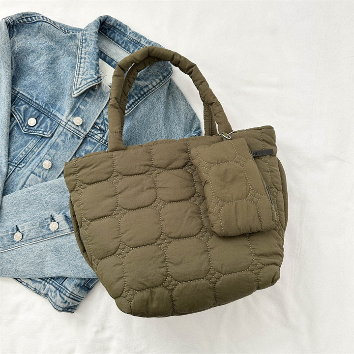 Cozy Quilted Tote Bag
