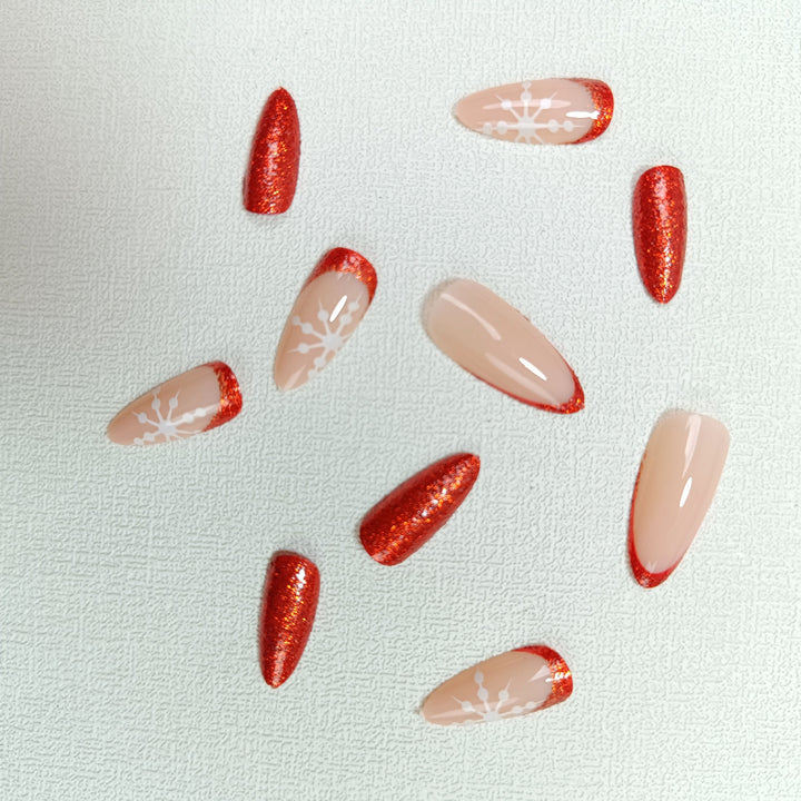 Artistic Long-Lasting Press-On Nail Set Stornfield