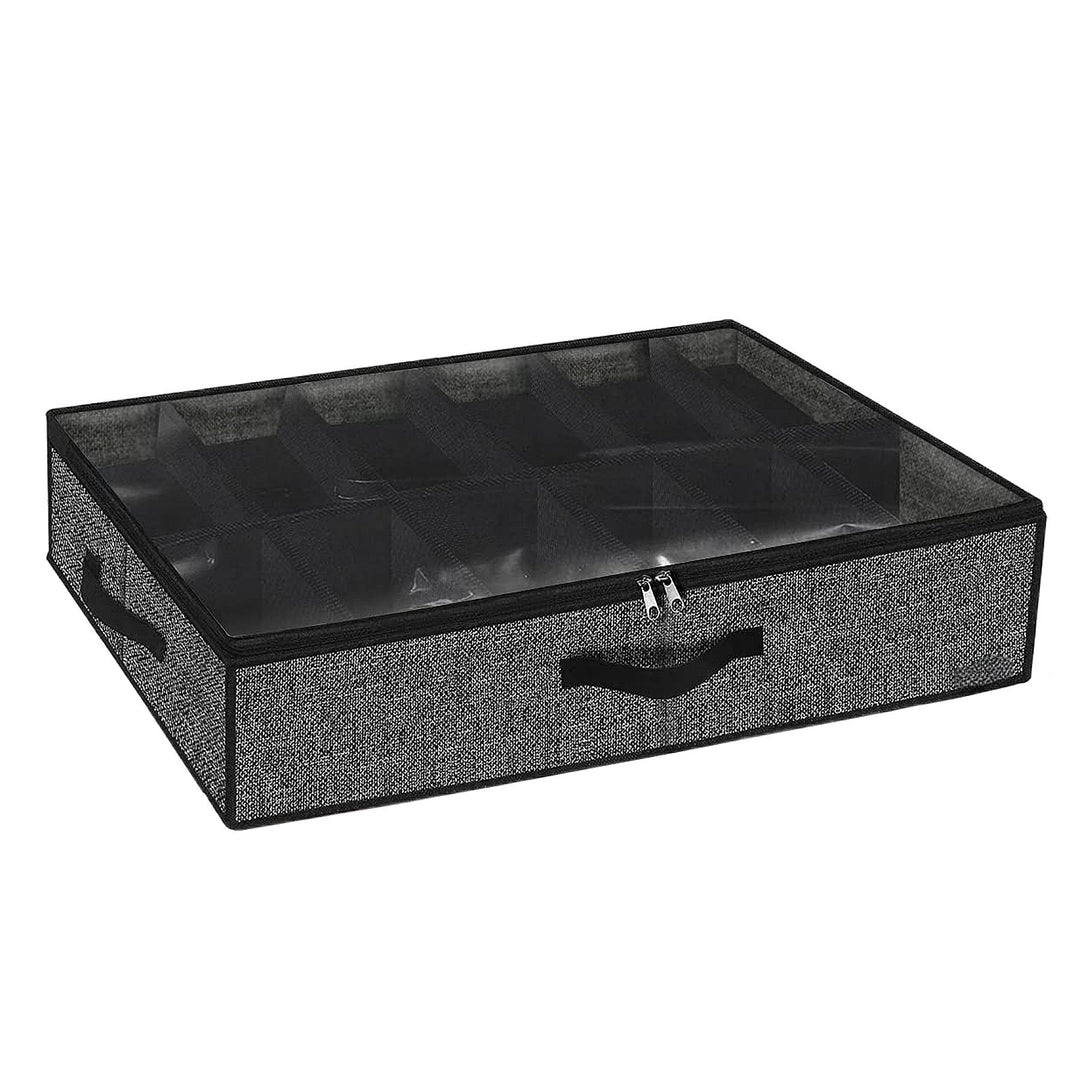 Underbed Storage Organizer with Clear Top