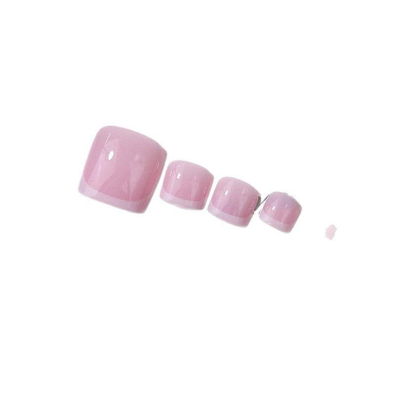 Stylish French Tip Press-On Nails Stornfield