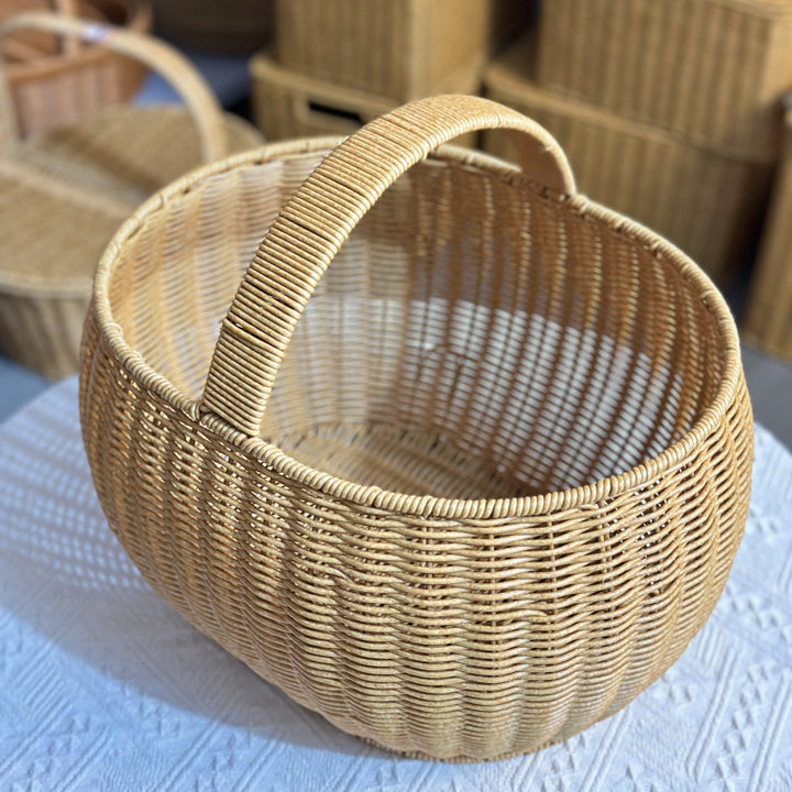 Decorative Round Woven Serving Tray Stornfield
