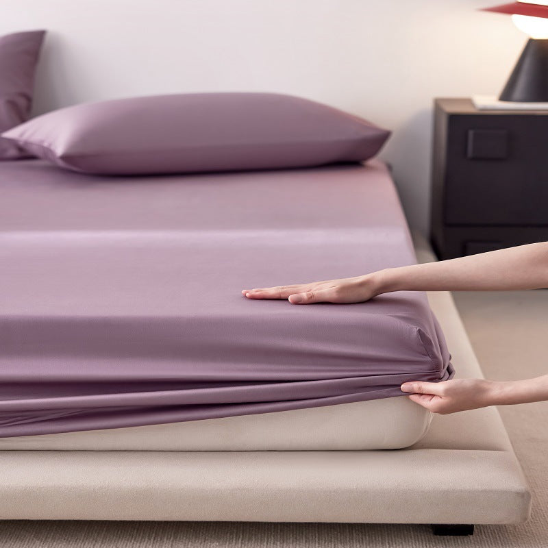 Silky Modal-Blend Deep-Pocket Fitted Sheet Set with 4-Way Stretch and Anti-Slip Elastic