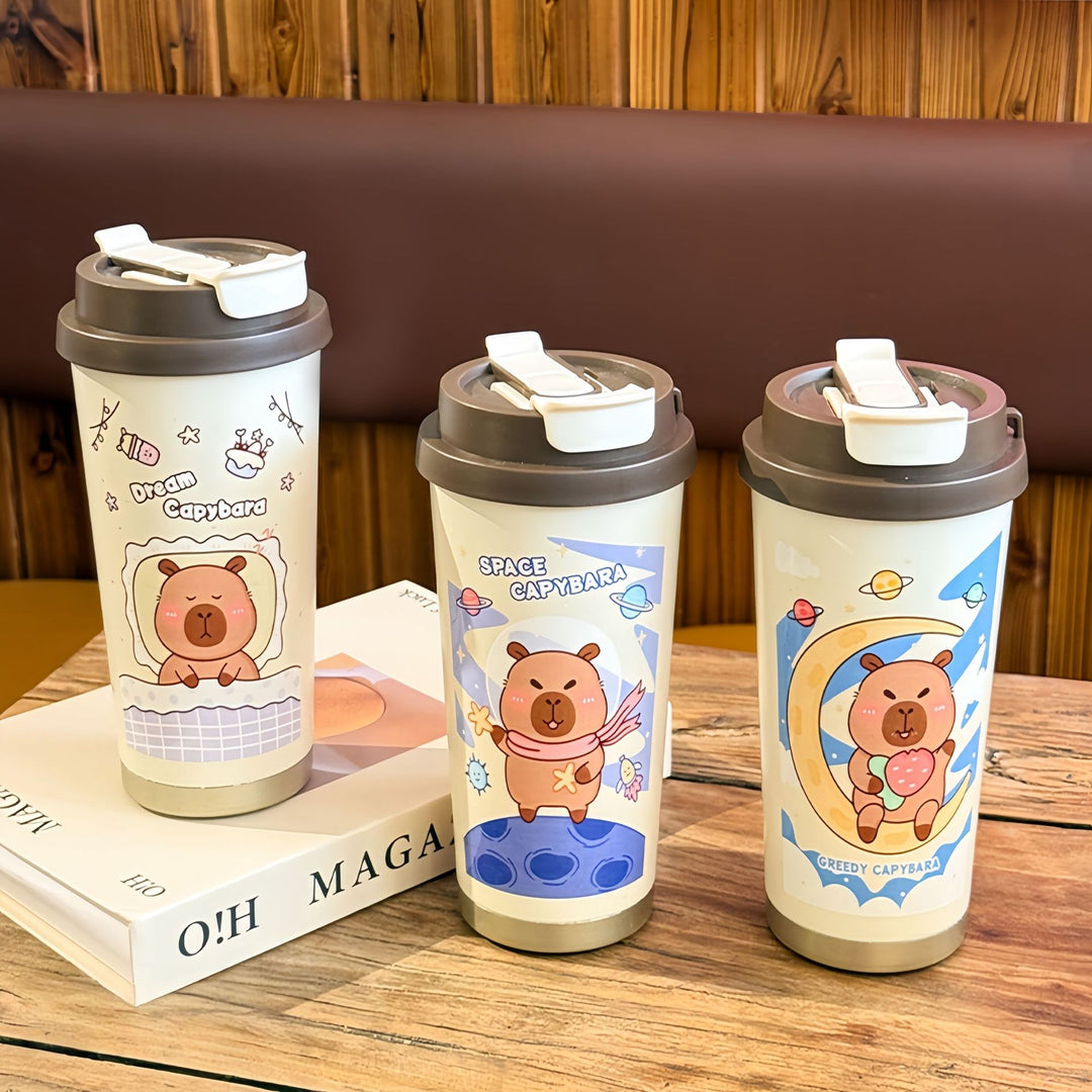 Ladies Insulated Drinking Bottle with Colorfully Designed Animal Motif Stornfield