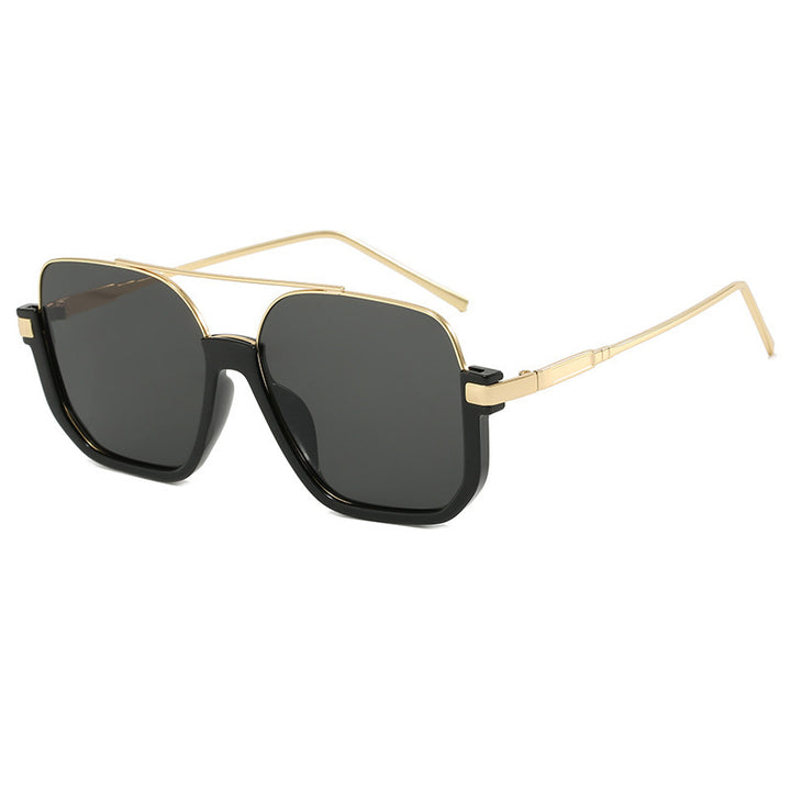 Women's Fashion Sunglasses with Curved Metal Frame and UV Protection Stornfield