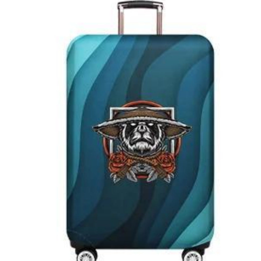 Unisex Hard Shell Luggage with Creative Bear Design Graphic Stornfield