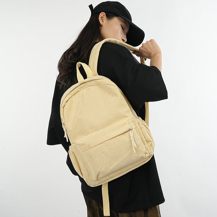Cord Backpack with Practical Compartments Stornfield