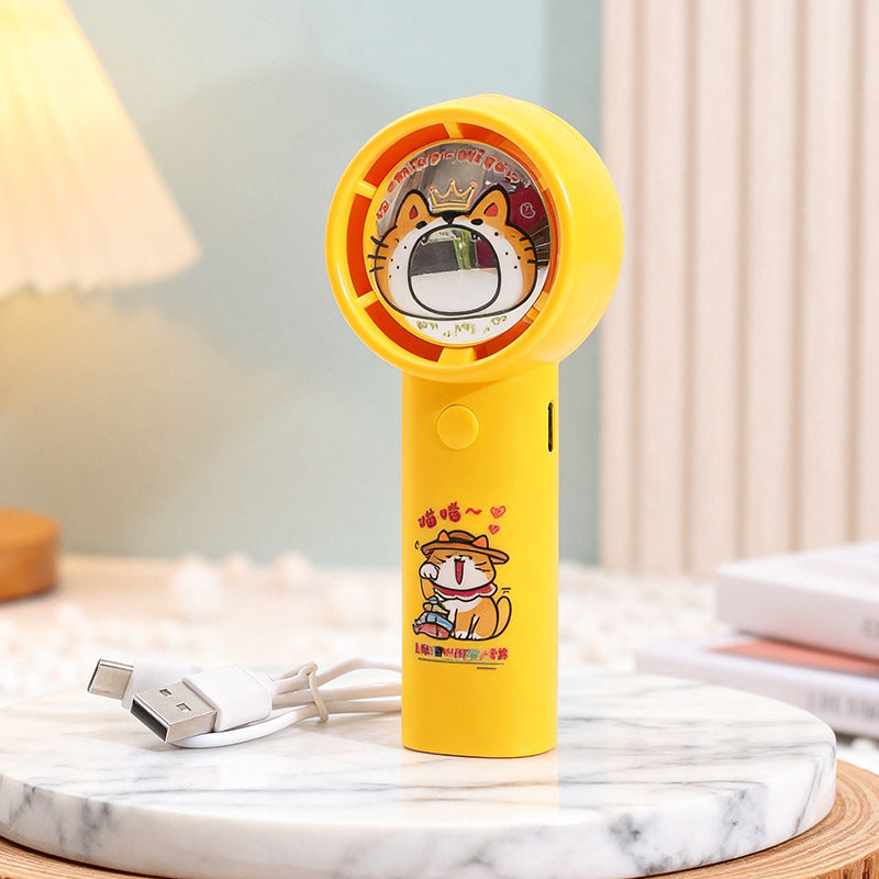 Women Portable Hand Fan with Playful Design Stornfield