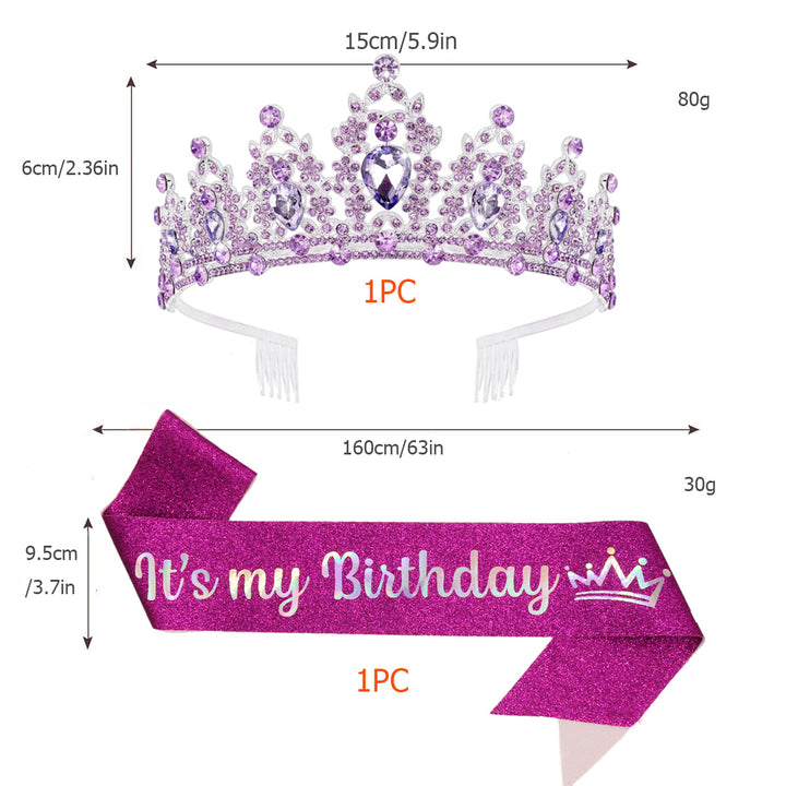 Women's black embellished tiara with elegant design Stornfield