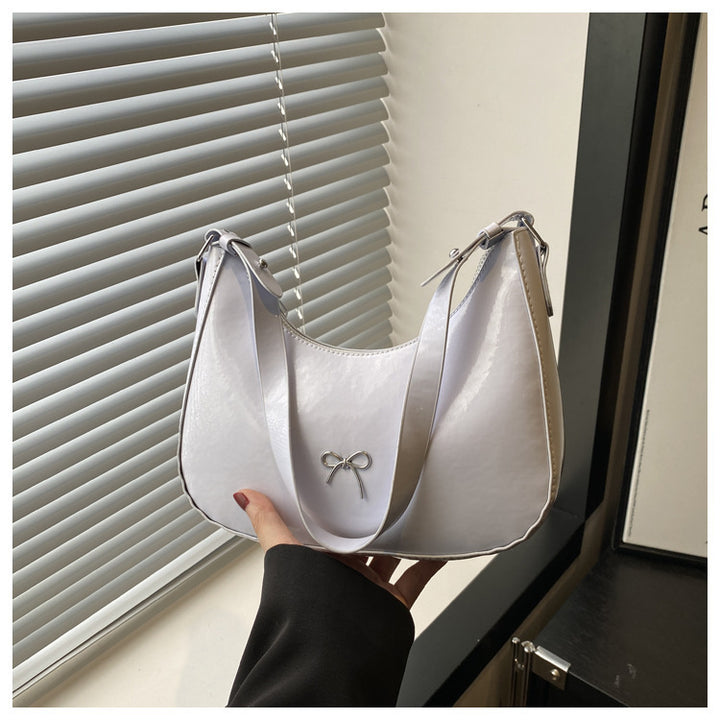 Premium Glossy Faux Leather Hobo Bag Stornfield