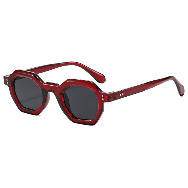 Women's octagonal sunglasses with stylish pattern and UV protection Stornfield