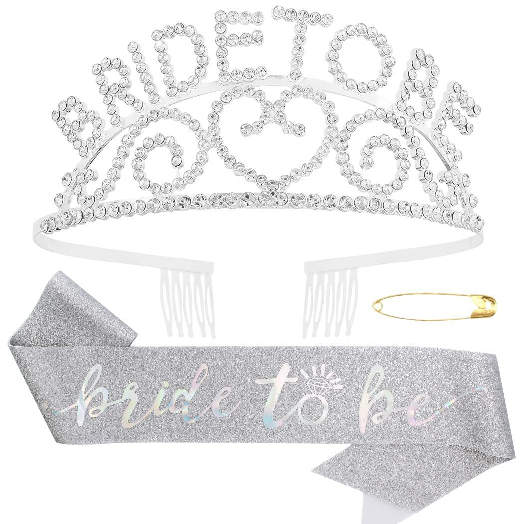 Women's Glittering Tiara with Heart Motifs Stornfield