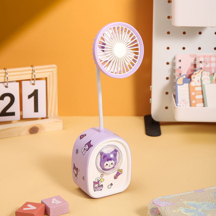 Unisex Creative Mini USB Fan with LED Light Stornfield