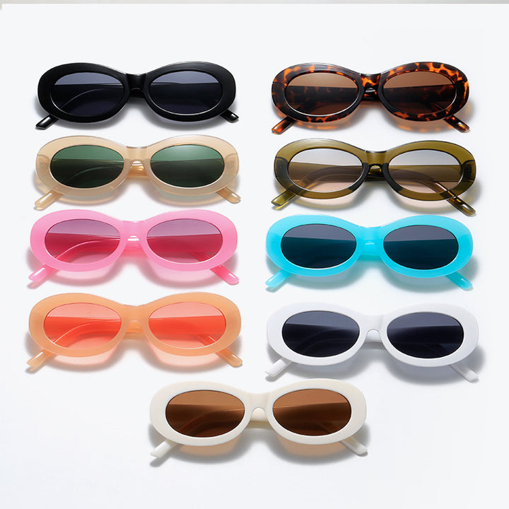 Women’s fashionable oval sunglasses with UV protection and innovative design Stornfield