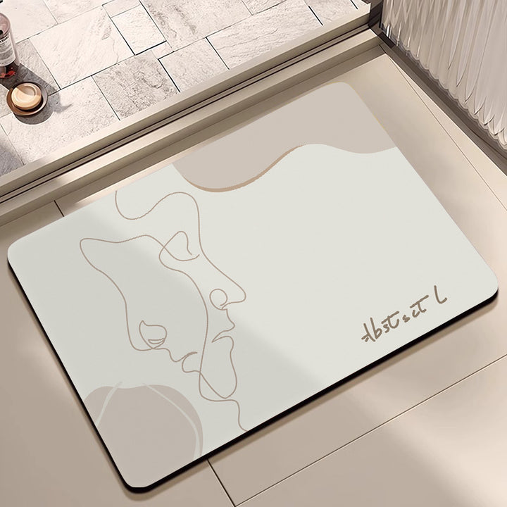Stylish Modern Bathroom Mat Stornfield