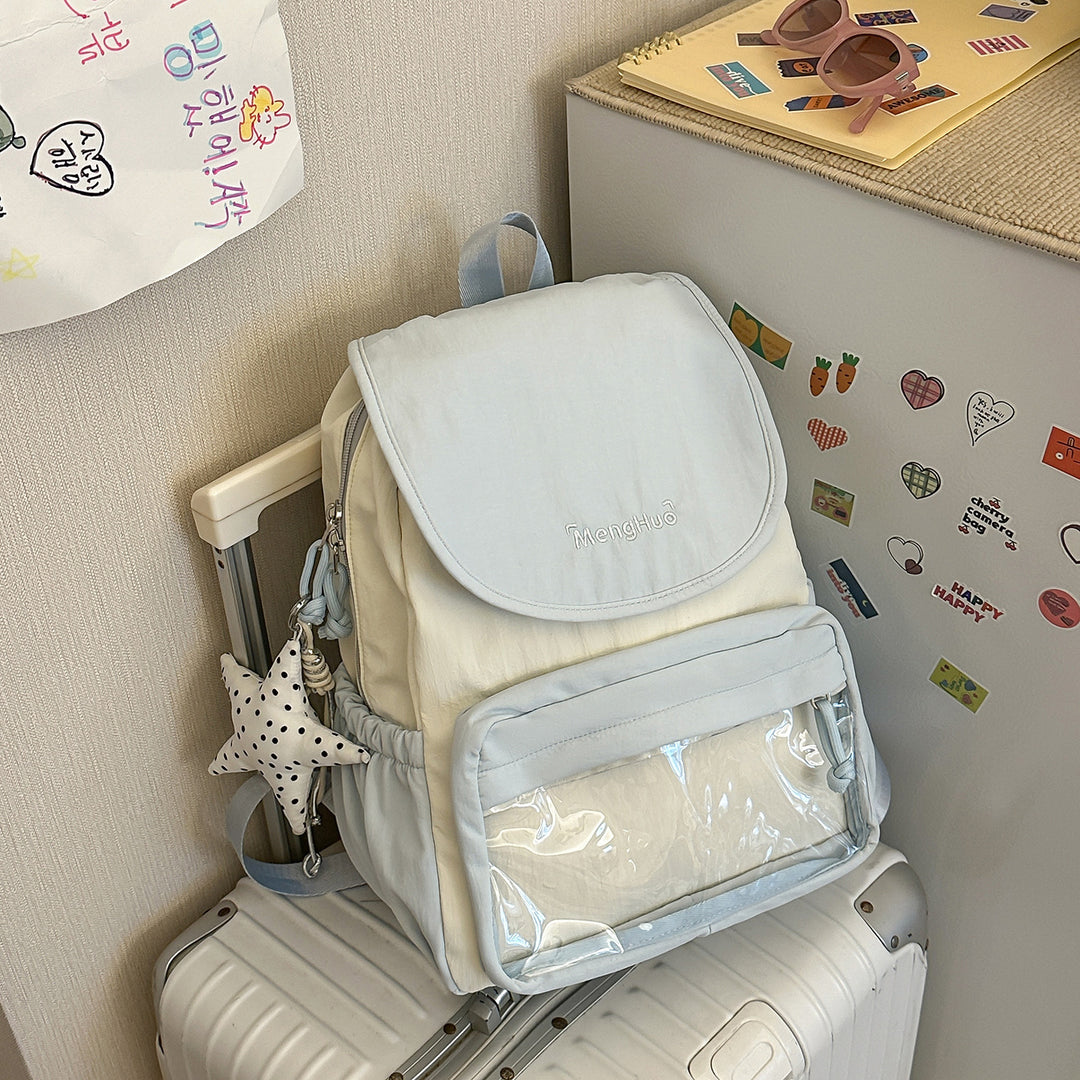 Stylish Transparent Utility Backpack Stornfield