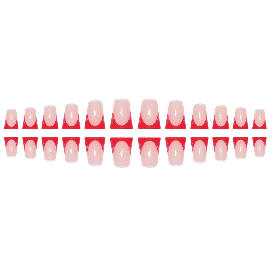 Glossy Square Tip Press-On Nails Stornfield