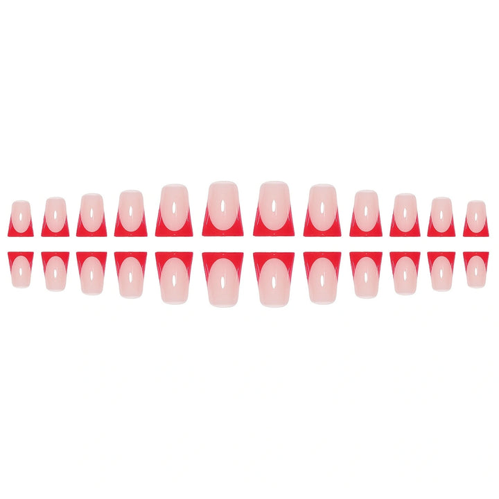 Glossy Square Tip Press-On Nails Stornfield