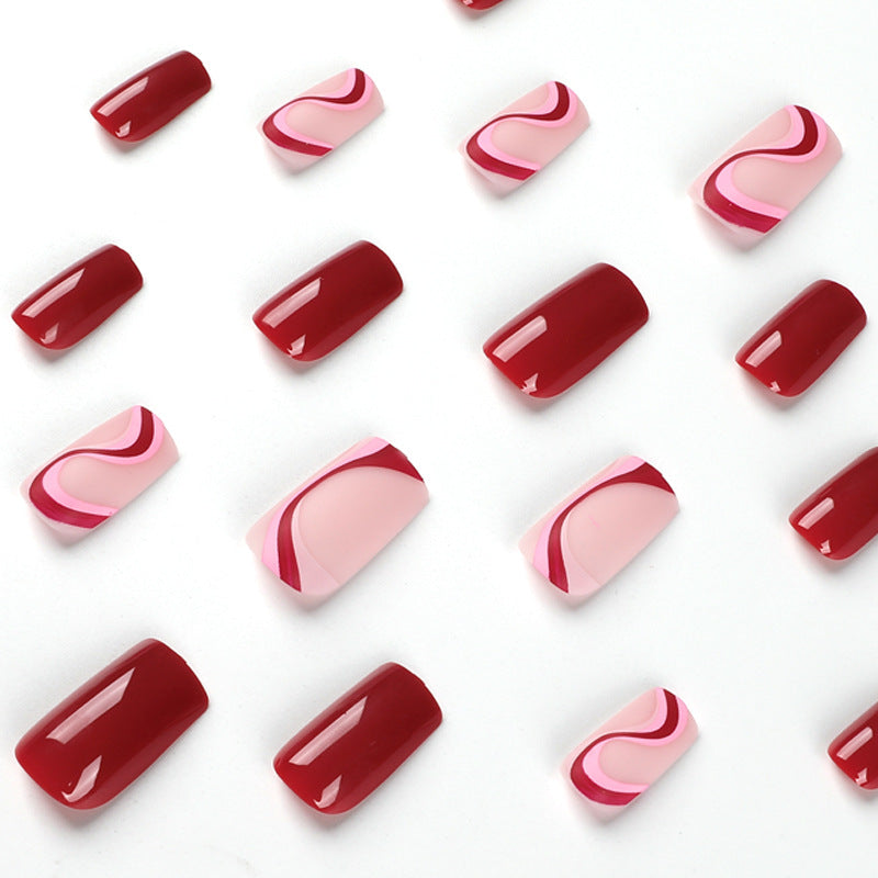 Artistic acrylic nails with elegant color gradients and glitter Stornfield