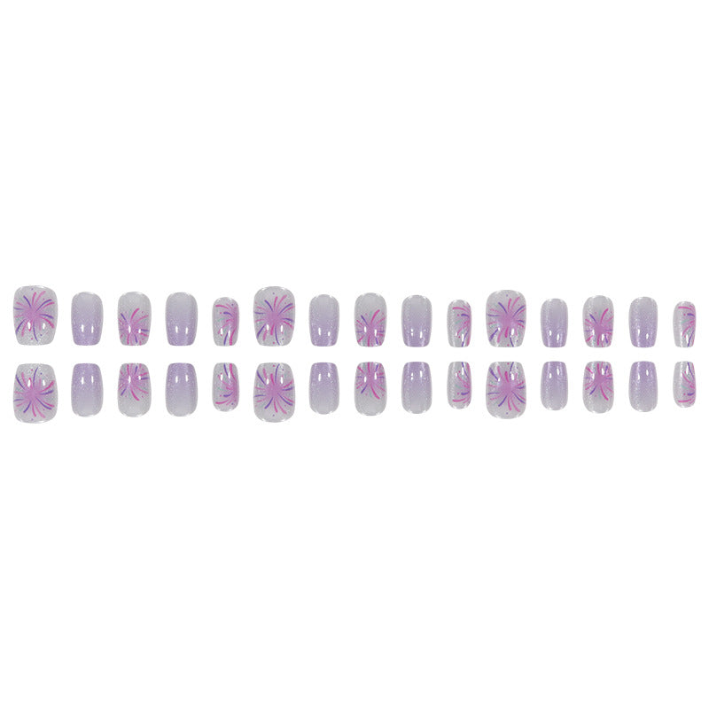 Floral Long Stiletto Press-On Nails Stornfield