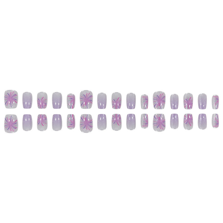 Floral Long Stiletto Press-On Nails Stornfield