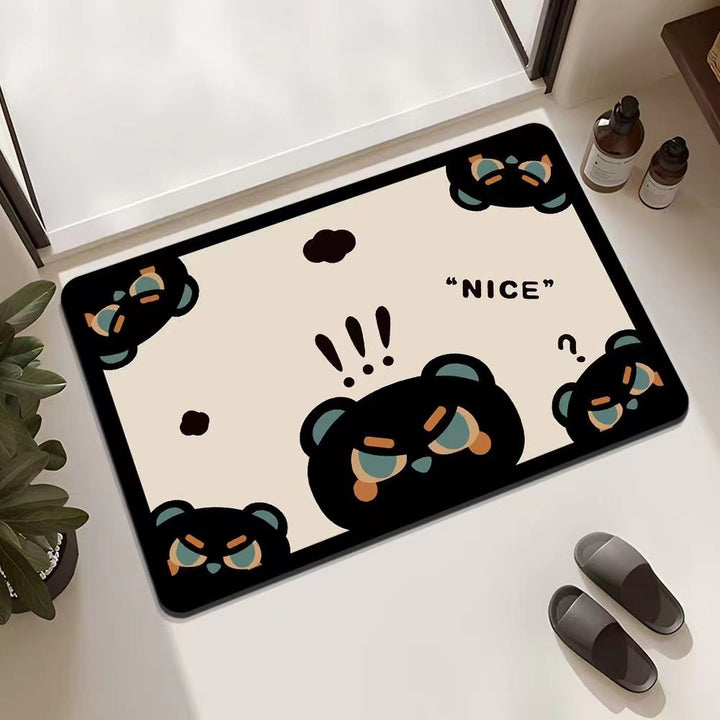 Playful Cat-Themed Entrance Mat Stornfield