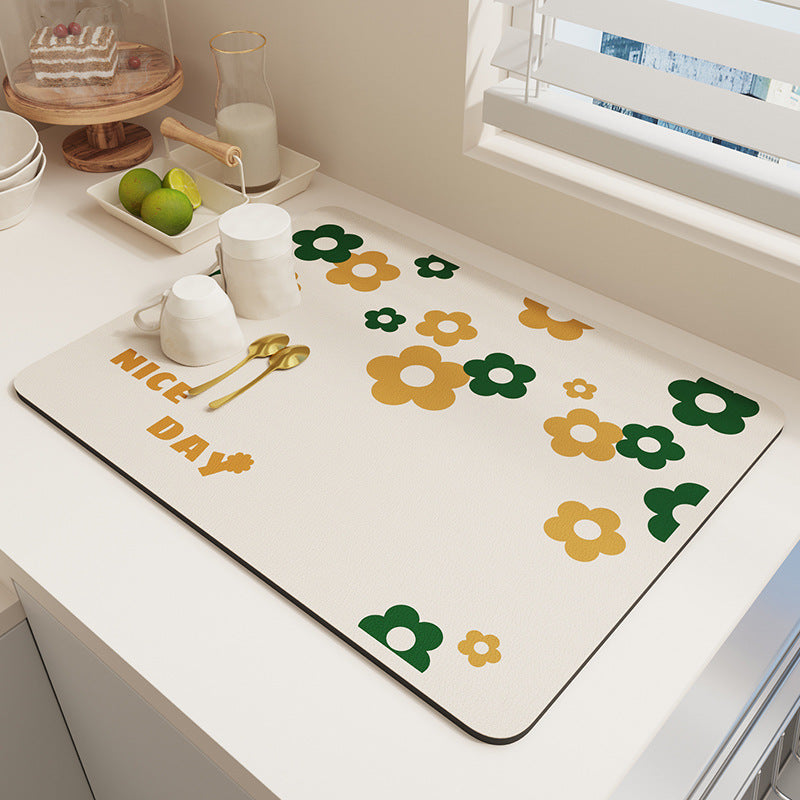 Geometric Patterned Kitchen Mat Stornfield