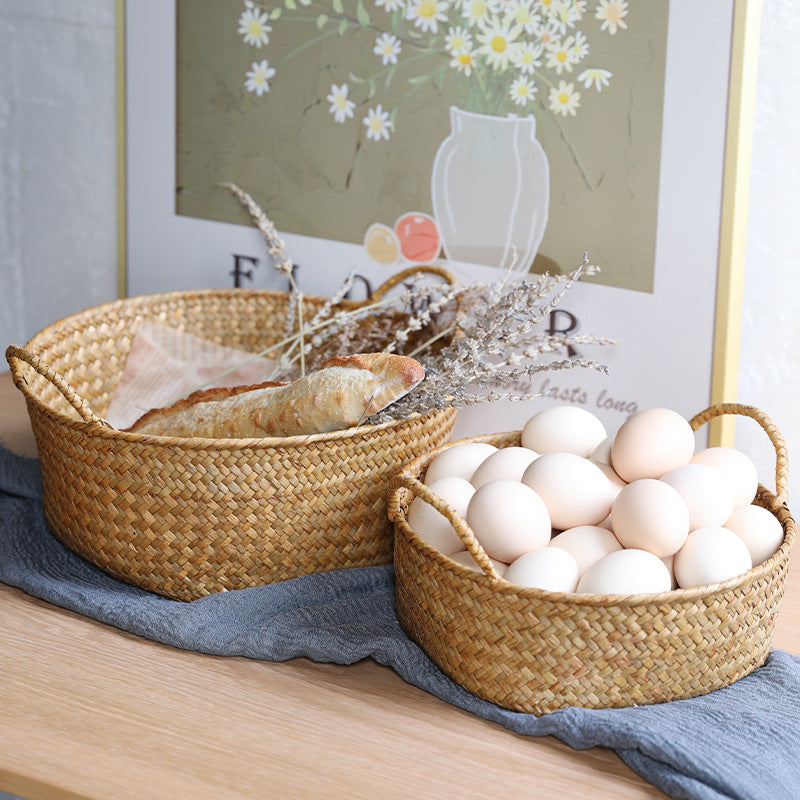 Unisex storage basket made of natural willow material Stornfield