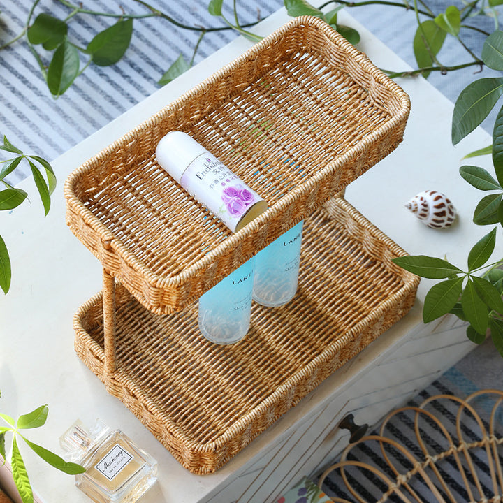 Unisex two-level storage basket Stornfield