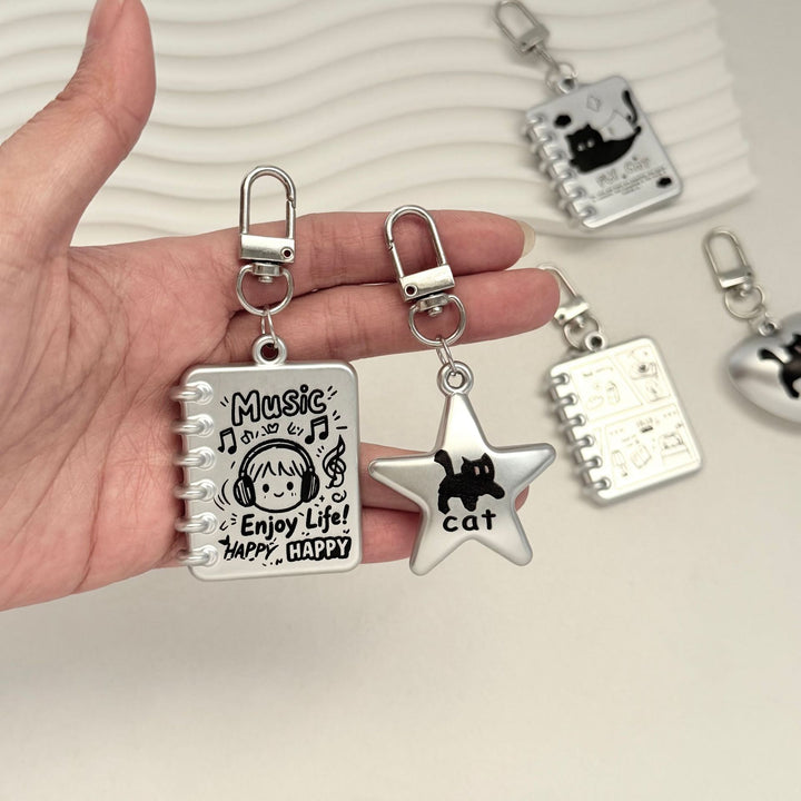 Cute Cat Star Charm Keychain Stornfield