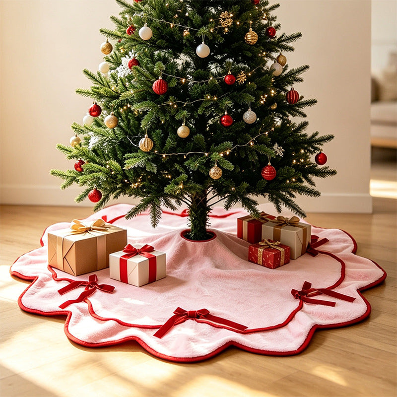 Cozy Plush Christmas Tree Skirt