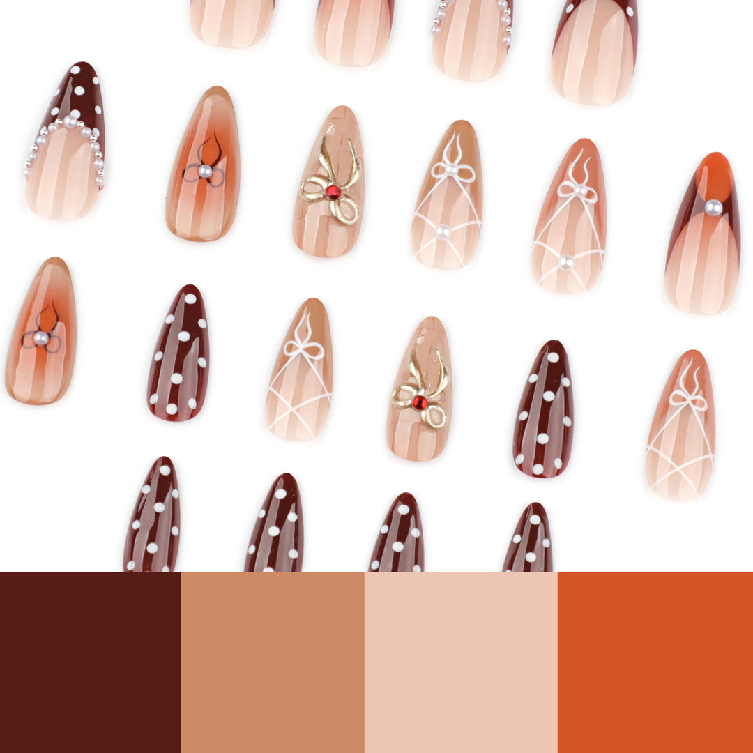 Artful stiletto nails in elegant design Stornfield