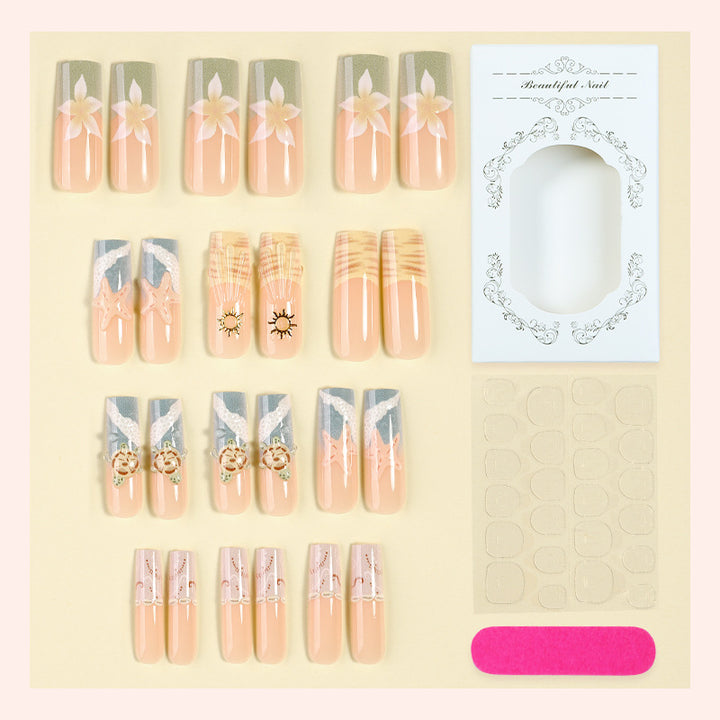 Creative Themed Press-On Nail Art Set Stornfield