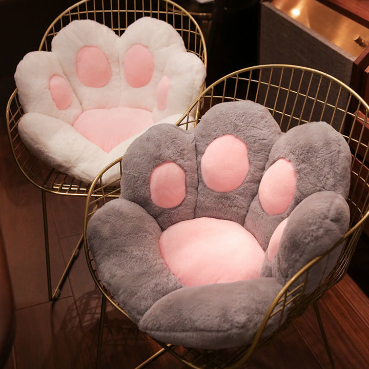 Plush seat cushion in paw shape Stornfield