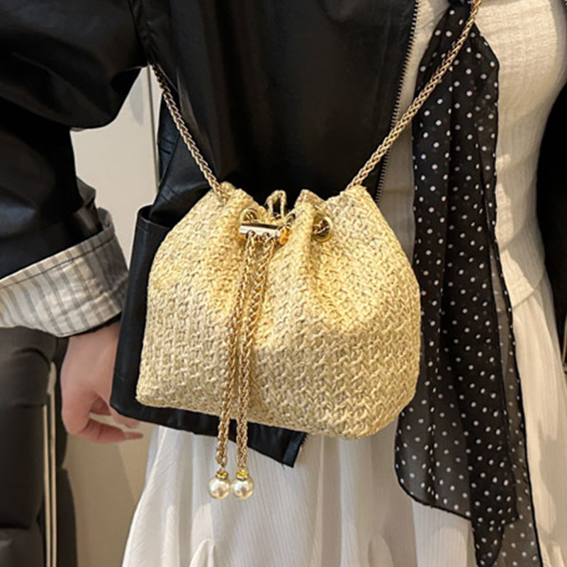 Drawstring Clutch Bag