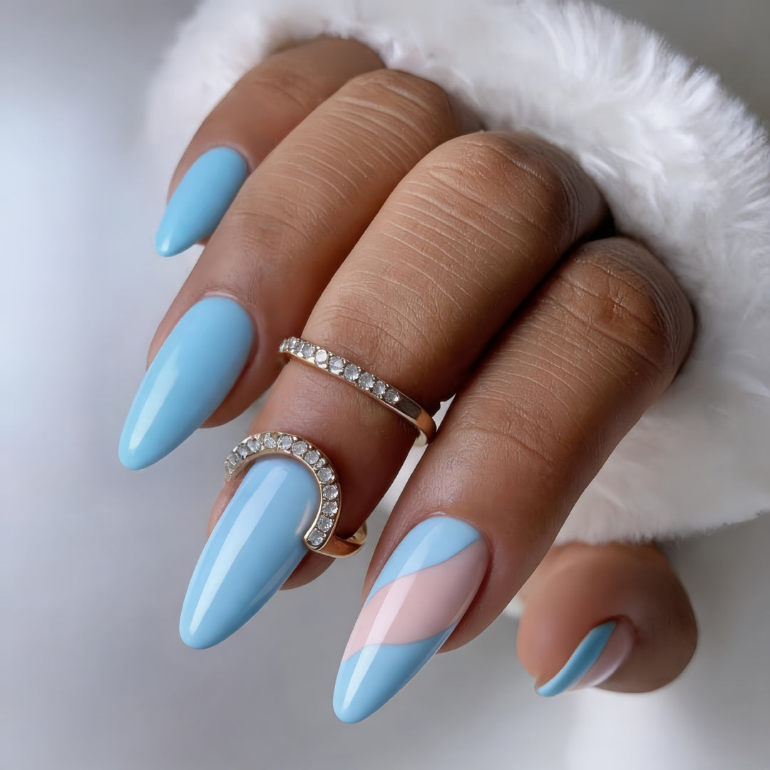 Artificial nails in elegant stiletto design Stornfield