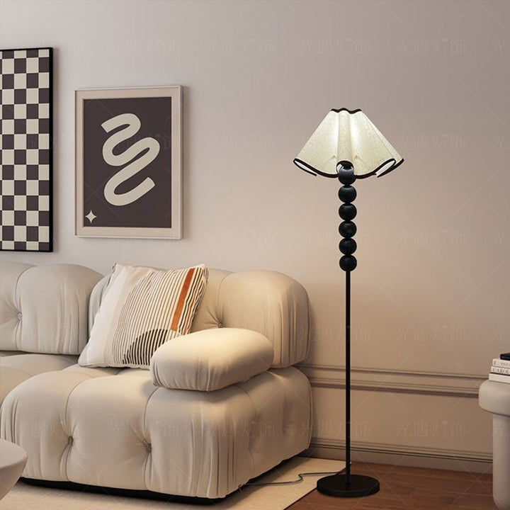 Contemporary Metallic Floor Lamp