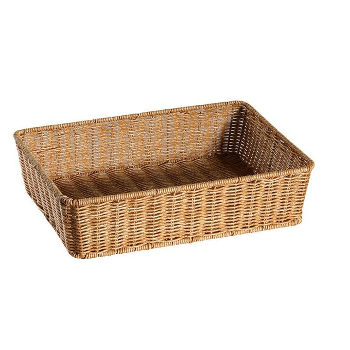 Handcrafted Rectangular Woven Storage Basket Stornfield