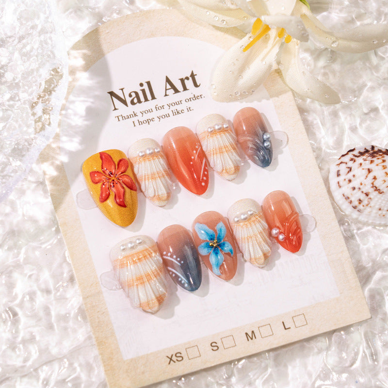 Artistic Themed Press-On Nail Set