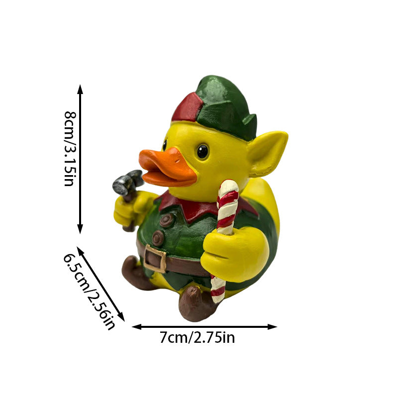 Funny rubber duck in craftsman's outfit Stornfield