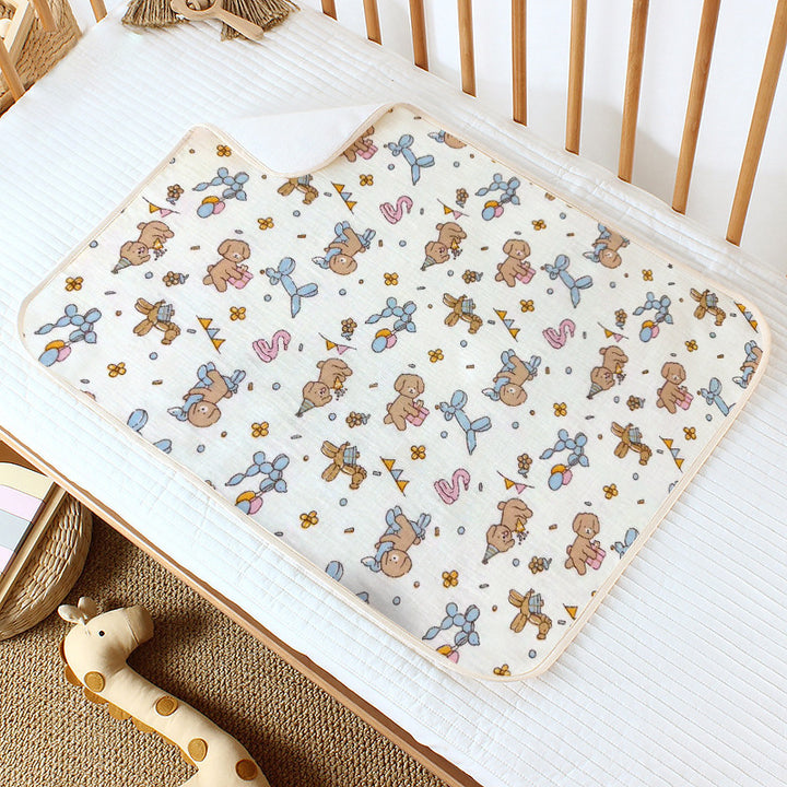 Ladies changing pad with cheerful floral pattern Stornfield